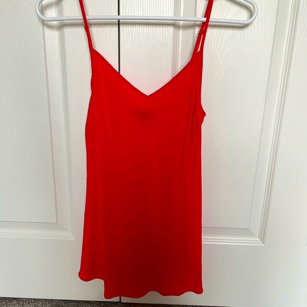 J. Crew silk cami in pink
